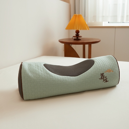 91家纺网 家纺一手货源 找家纺 （总）2025新款 全棉针织全荞麦枕芯内外套可拆洗荞麦枕头 立体护颈荞麦枕头