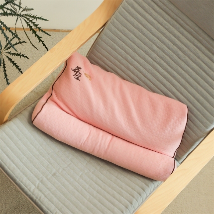 91家纺网 家纺一手货源 找家纺 （总）2025新款针织荞麦牵引枕 圆柱牵引组合枕荞麦枕 护颈枕头枕芯