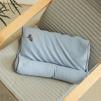 91家纺网 家纺一手货源 找家纺 （总）2025新款针织荞麦牵引枕 圆柱牵引组合枕荞麦枕 护颈枕头枕芯