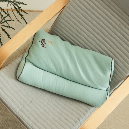 91家纺网 家纺一手货源 找家纺 （总）2025新款针织荞麦牵引枕 圆柱牵引组合枕荞麦枕 护颈枕头枕芯