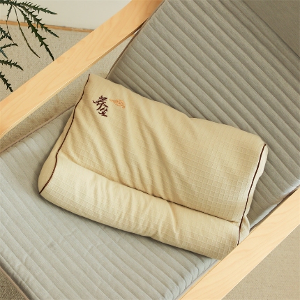 91家纺网 家纺一手货源 找家纺 （总）2025新款针织荞麦牵引枕 圆柱牵引组合枕荞麦枕 护颈枕头枕芯