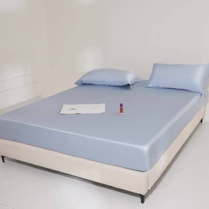 91家纺网 家纺一手货源 找家纺 （总）空调凉感天丝床笠60s兰精天丝2025款家居卧室单人双人床单床笠