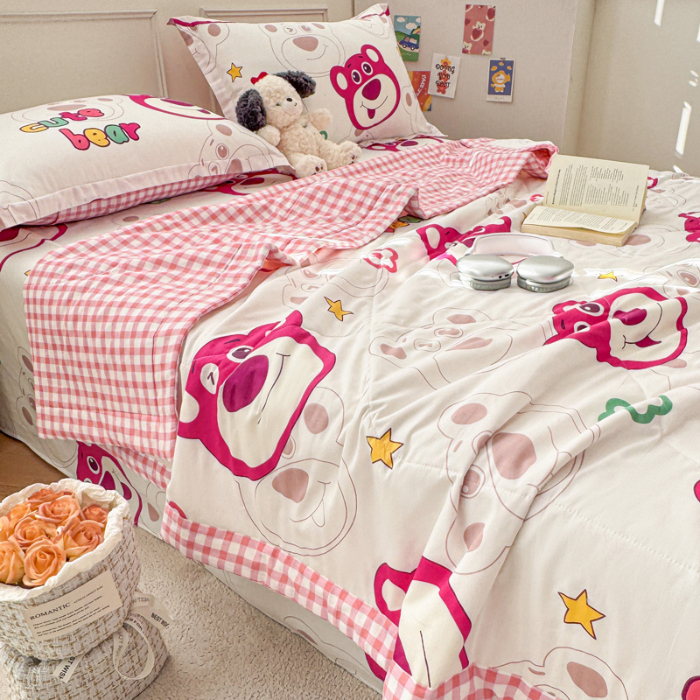 91家纺网 家纺一手货源 找家纺 （总）棉造家居 2025新款春夏全棉纯棉印花夏凉被空调被夏被四件套