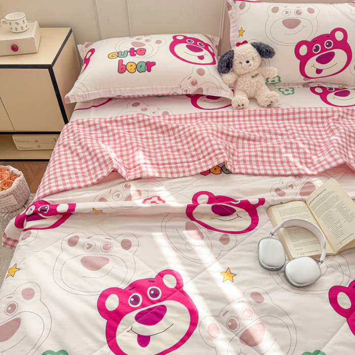 91家纺网 家纺一手货源 找家纺 （总）棉造家居 2025新款春夏全棉纯棉印花夏凉被空调被夏被四件套