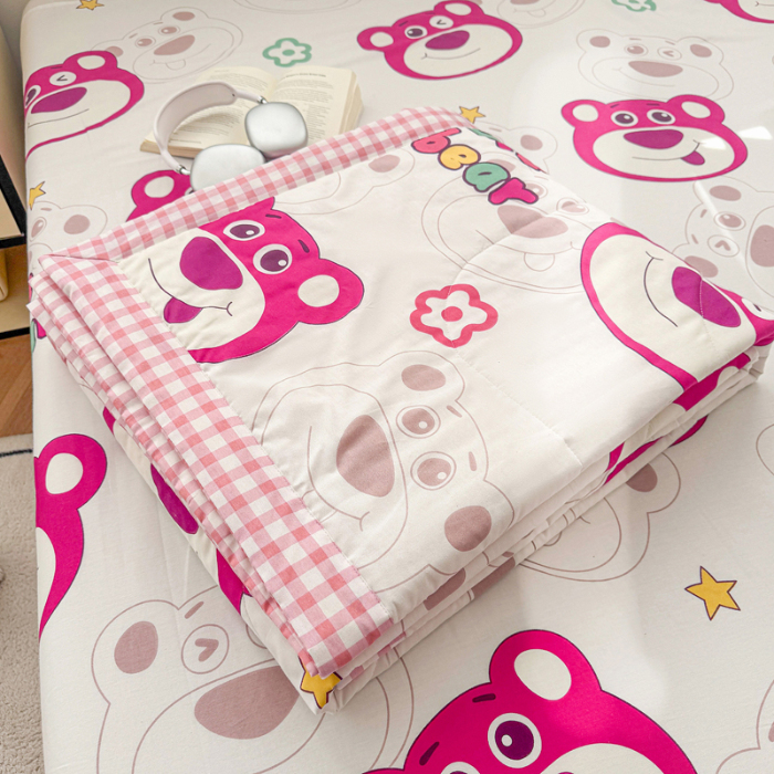 91家纺网 家纺一手货源 找家纺 （总）棉造家居 2025新款春夏全棉纯棉印花夏凉被空调被夏被四件套