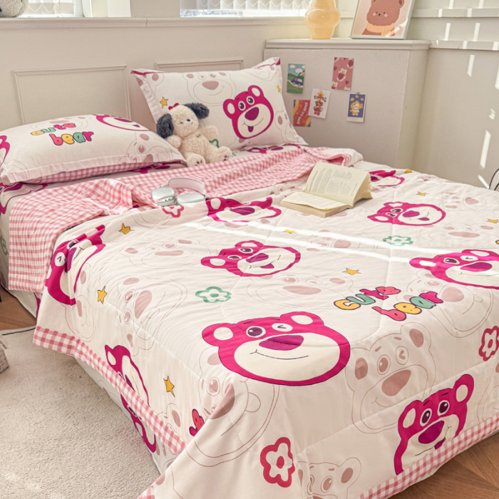 91家纺网 家纺一手货源 找家纺 （总）棉造家居 2025新款春夏全棉纯棉印花夏凉被空调被夏被四件套