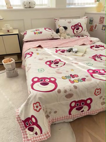 91家纺网 家纺一手货源 找家纺 （总）棉造家居 2025新款春夏全棉纯棉印花夏凉被空调被夏被四件套