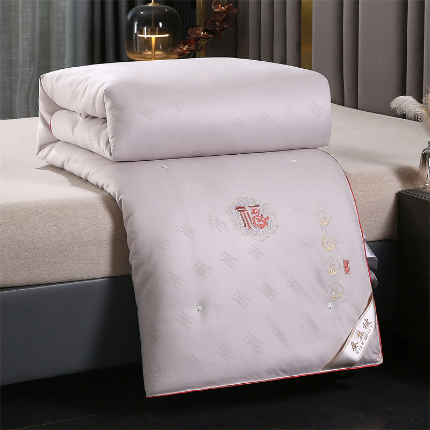 91家纺网 家纺一手货源 找家纺 （总）芭芭棉家纺 2025春夏新款全棉纯棉百福被冬被子被芯拉链子母被