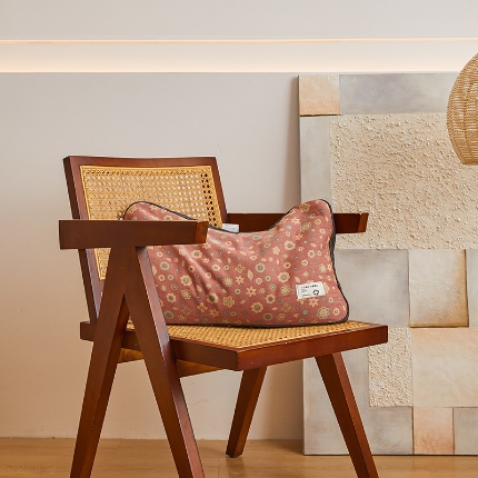 91家纺网 家纺一手货源 找家纺 （总）2025新款全棉双层纱 纯荞麦枕 简约荞麦枕头 荞麦护颈枕芯