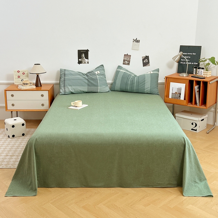 91家纺网 家纺一手货源 找家纺 （总）色织全棉单品套件床单枕套床上用品