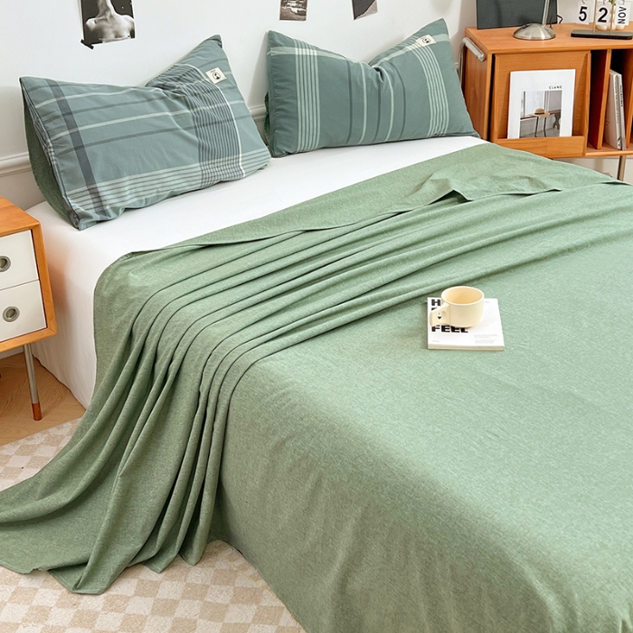 91家纺网 家纺一手货源 找家纺 （总）色织全棉单品套件床单枕套床上用品