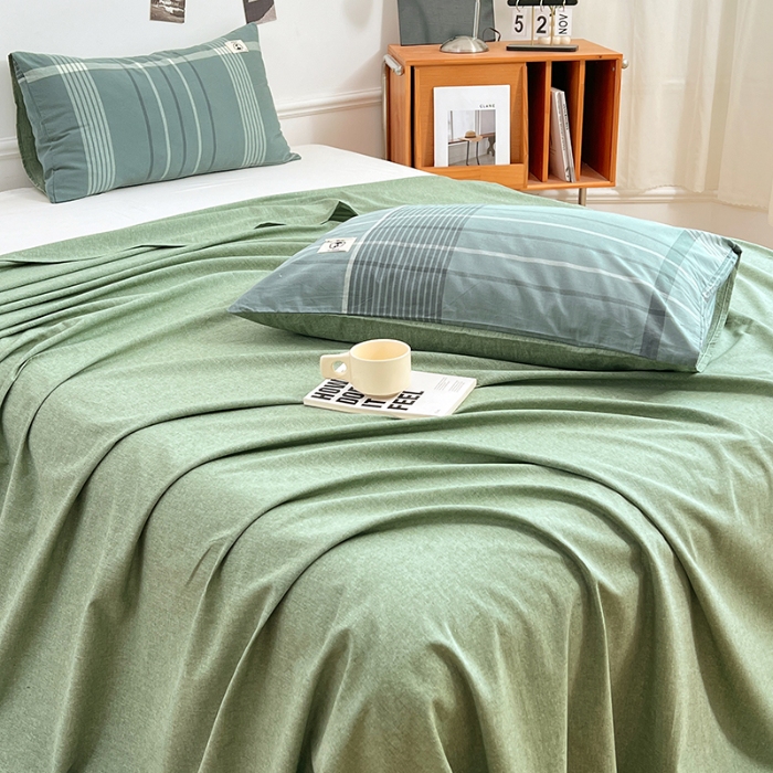 91家纺网 家纺一手货源 找家纺 （总）色织全棉单品套件床单枕套床上用品