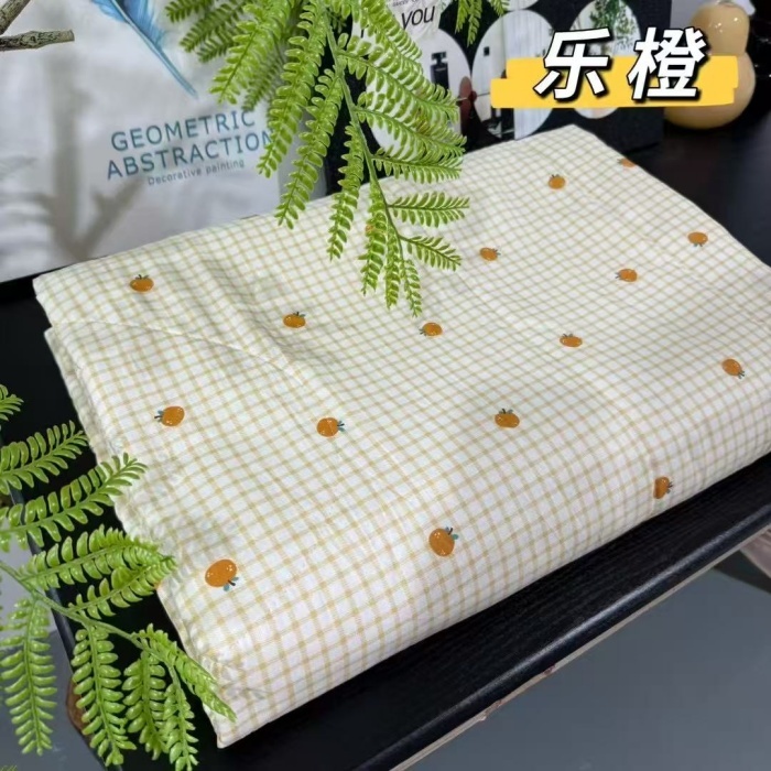 91家纺网 家纺一手货源 找家纺 （总）纯棉夏凉被200*230 全棉双人空调被夏季纯棉碎花薄被子可水洗