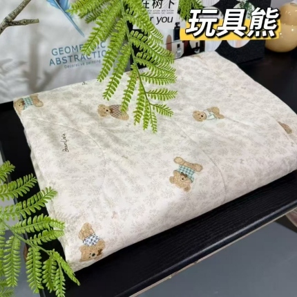 91家纺网 家纺一手货源 找家纺 （总）纯棉夏凉被200*230 全棉双人空调被夏季纯棉碎花薄被子可水洗