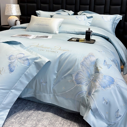 （总）星蕴家纺 2025新款新款全棉刺绣四件套-露娜【高档礼盒包装】