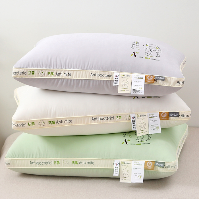 91家纺网 家纺一手货源 找家纺 （总）梦叶草 2025新款无荧光抗菌防螨芯呵护枕芯