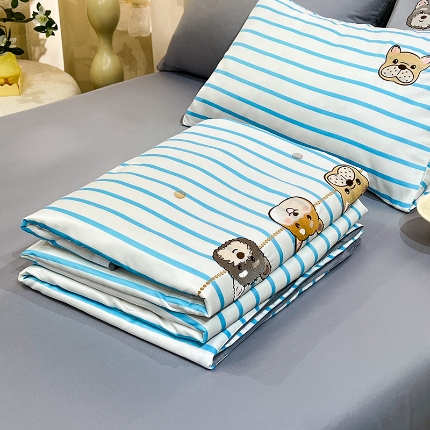 91家纺网 家纺一手货源 找家纺 （总）经年 2025新款水洗真丝刺绣款夏被好伙伴系列