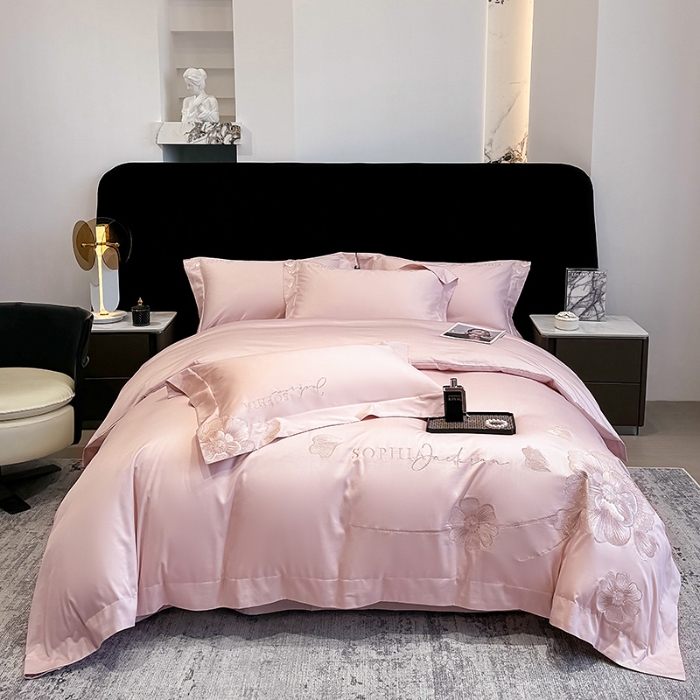 91家纺网 家纺一手货源 找家纺 （总）星蕴家纺 2024新款A类新疆全棉刺绣四件套-千禧