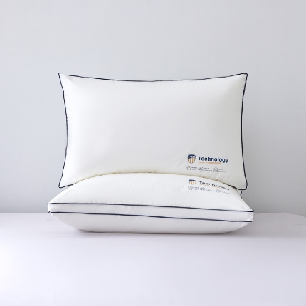 91家纺网 家纺一手货源 找家纺 （总）2025新款 全棉科技抗菌长枕 成人酒店枕芯1.2 1.5 1.8米 双人枕芯星级酒店枕头