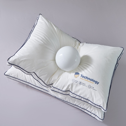 91家纺网 家纺一手货源 找家纺 （总）2025新款 全棉科技抗菌长枕 成人酒店枕芯1.2 1.5 1.8米 双人枕芯星级酒店枕头