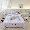 91家纺网 家纺一手货源 找家纺 吾欢心 2025新款水洗双层纱夏被四件套 紫色波点