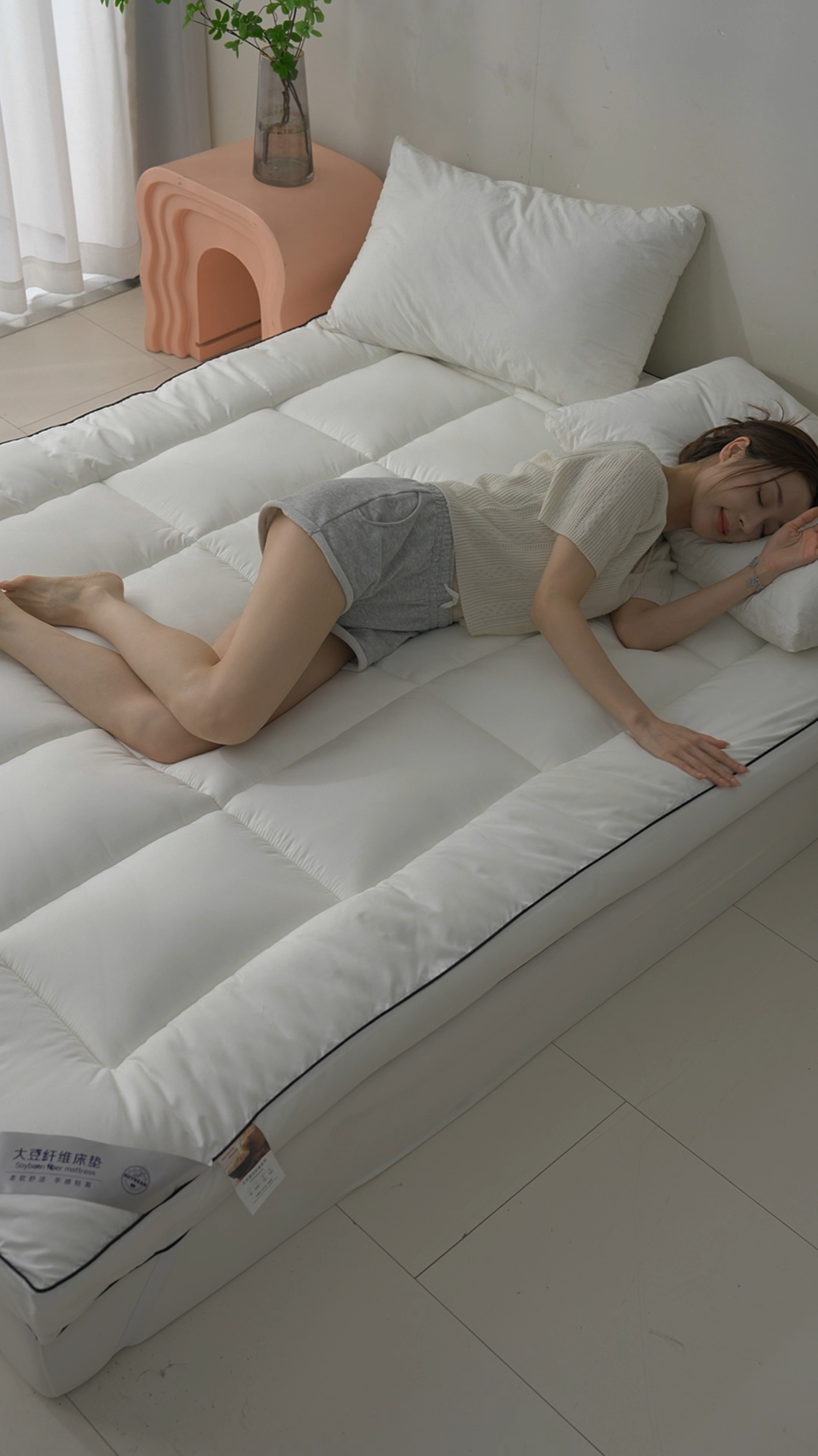 91家纺网 家纺一手货源 找家纺 （总）丽诺床垫 2024新款防螨大豆纤维软床垫