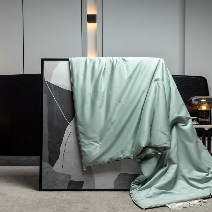 91家纺网 家纺一手货源 找家纺 （总）蝴蝶 国标纯柞蚕丝被野蚕丝春秋被子母被双人被冬被纯蚕丝被