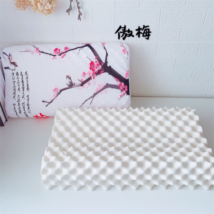 91家纺网 家纺一手货源 找家纺 （总）原创国风天然乳胶枕成人枕头枕芯狼牙按摩枕头