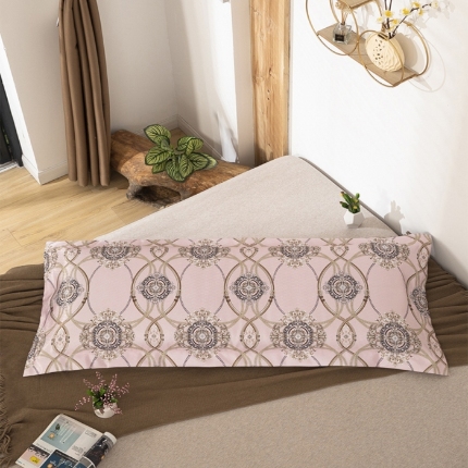 91家纺网 家纺一手货源 找家纺 待下架-D23可水洗冰丝双人枕套