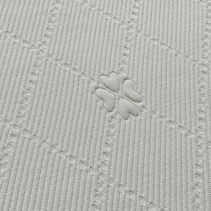 91家纺网 家纺一手货源 找家纺 苏米娜家纺2025春夏新款单凉席三件套PE中分子凉席床盖款三件套乙纶冰豆豆凉席三件套 四叶草-浅灰