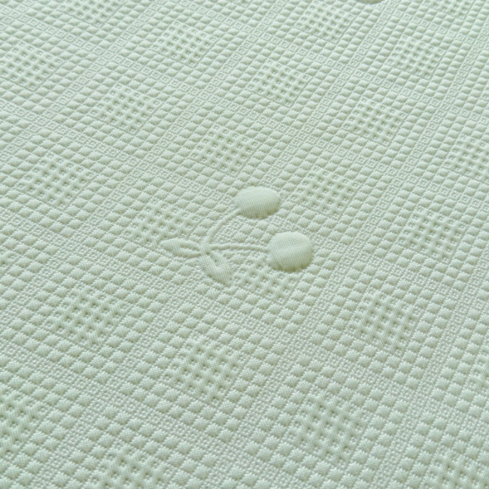 91家纺网 家纺一手货源 找家纺 苏米娜家纺2025春夏新款单凉席三件套PE中分子凉席床盖款三件套乙纶冰豆豆凉席三件套 樱桃-薄荷绿