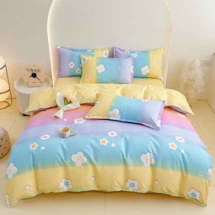 91家纺网 家纺一手货源 找家纺 新品 2025加厚磨毛植物羊绒四件套床单款床笠款都有