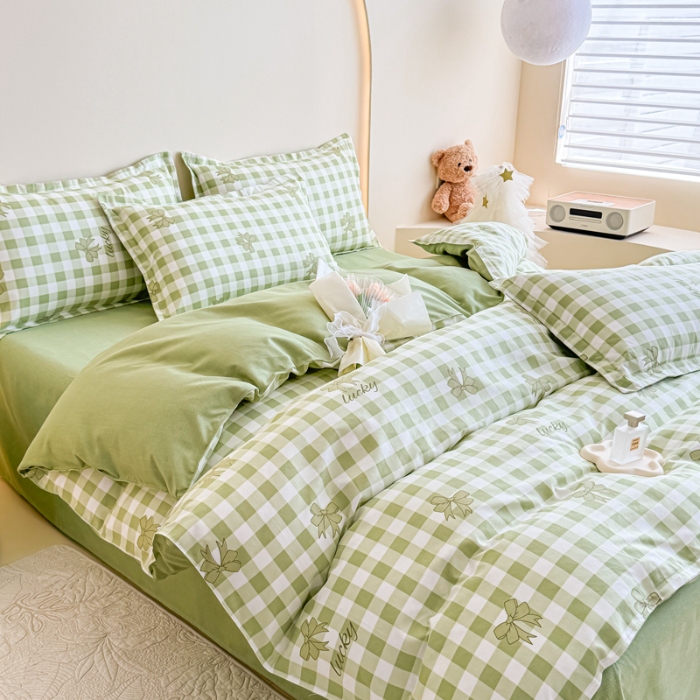 91家纺网 家纺一手货源 找家纺 （总）新品秋冬加厚磨毛植物羊绒四件套四季款床单款床笠款四件套床品长绒棉套件