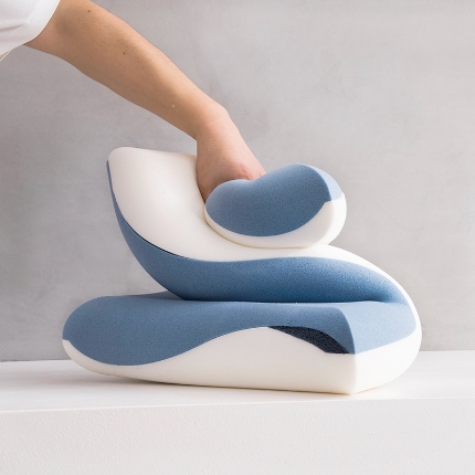 91家纺网 家纺一手货源 找家纺 （总）2025新款 酒店深睡Pro记忆枕芯枕头 零压力记忆学生成人枕芯 护颈按摩记忆棉枕头