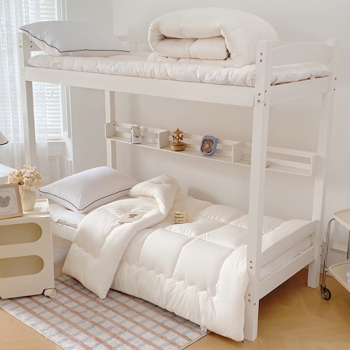 91家纺网 家纺一手货源 找家纺 （总）2025新款学生被芯被褥超柔细腻磨毛被芯床褥垫学生宿舍单双人被子春夏秋冬四季款