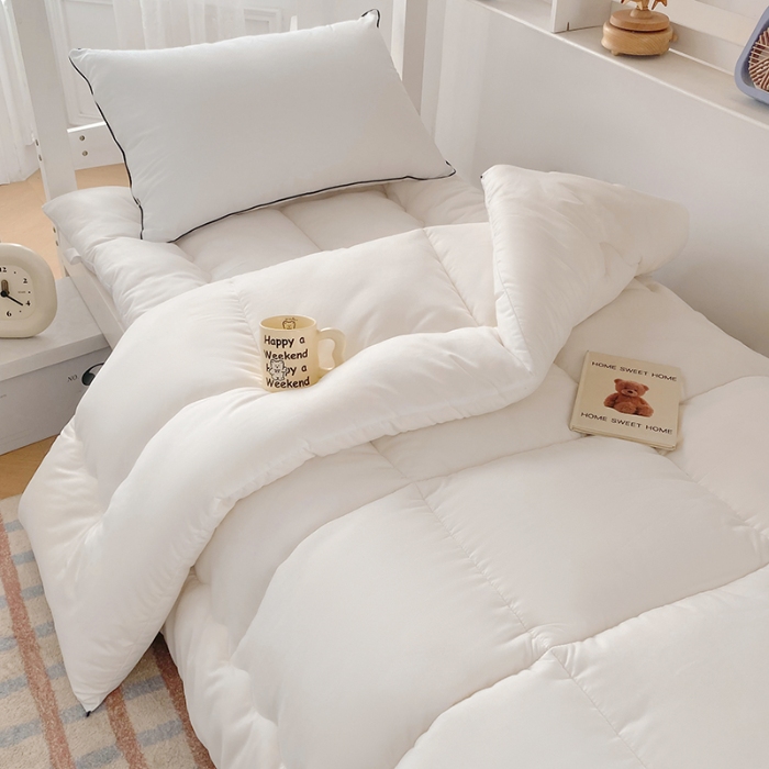 91家纺网 家纺一手货源 找家纺 （总）2025新款学生被芯被褥超柔细腻磨毛被芯床褥垫学生宿舍单双人被子春夏秋冬四季款