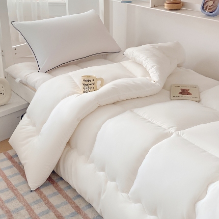 （总）2025新款学生被芯被褥超柔细腻磨毛被芯床褥垫学生宿舍单双人被子春夏秋冬四季款