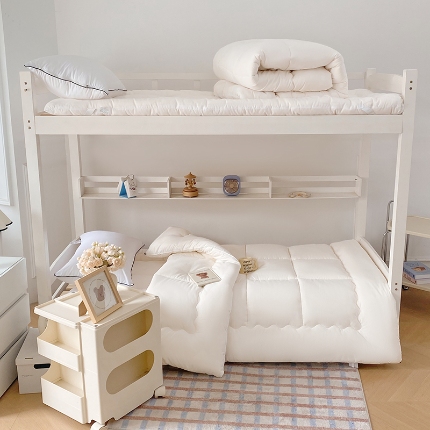 （总）（总）2025新款学生被芯被褥三件套超柔细腻磨毛被芯床褥垫学生宿舍单双人被子床褥套件春夏秋冬四季款