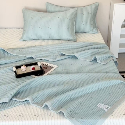 91家纺网 家纺一手货源 找家纺 （总）双面天丝床盖  星月系列