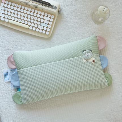 91家纺网 家纺一手货源 找家纺 （总）2025新款 儿童卡通荞麦枕芯凉感枕头 甜荞香眠枕学生儿童护颈枕芯安睡枕头