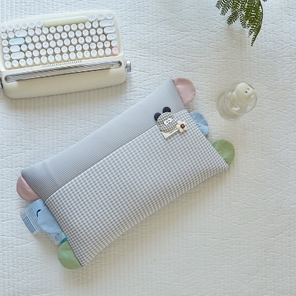 91家纺网 家纺一手货源 找家纺 （总）2025新款 儿童卡通荞麦枕芯凉感枕头 甜荞香眠枕学生儿童护颈枕芯安睡枕头