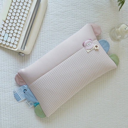 91家纺网 家纺一手货源 找家纺 （总）2025新款 儿童卡通荞麦枕芯凉感枕头 甜荞香眠枕学生儿童护颈枕芯安睡枕头