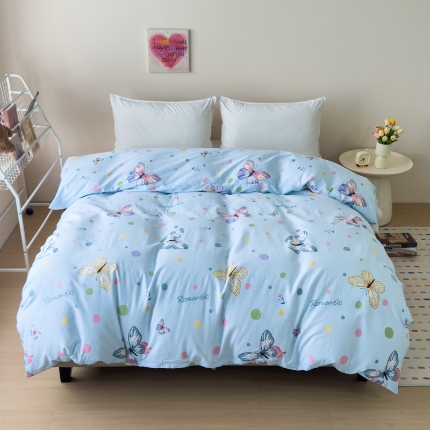 91家纺网 家纺一手货源 找家纺 （总） 雨萝家纺 新款12868全棉被罩纯棉被套