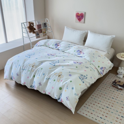 91家纺网 家纺一手货源 找家纺 （总） 雨萝家纺 新款12868全棉被罩纯棉被套