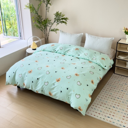 91家纺网 家纺一手货源 找家纺 （总） 雨萝家纺 新款12868全棉被罩纯棉被套