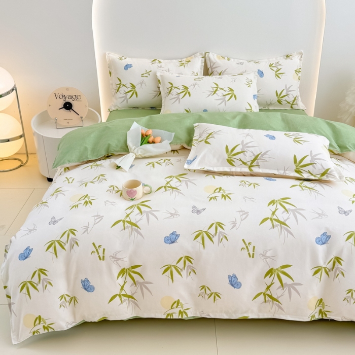 91家纺网 家纺一手货源 找家纺 （总）梦舒阳2025新款磨毛植物羊绒四件套高克重床单款床笠款四件套