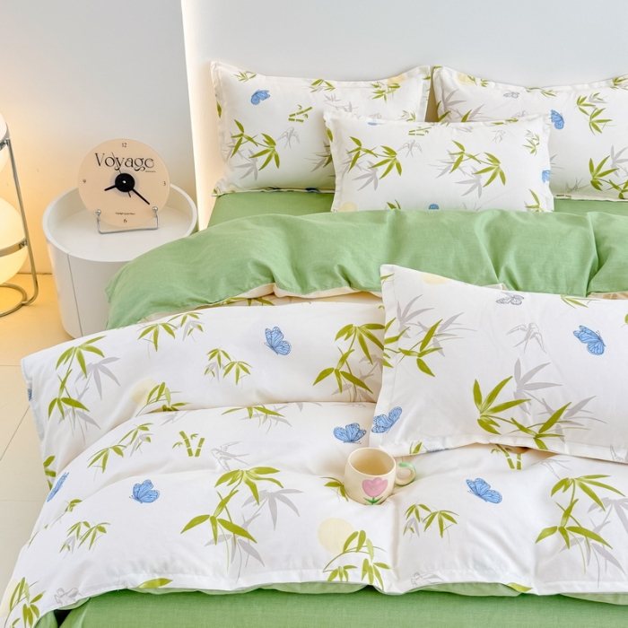 91家纺网 家纺一手货源 找家纺 （总）梦舒阳2025新款磨毛植物羊绒四件套高克重床单款床笠款四件套