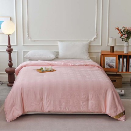 缦纯 天然柞蚕丝被 手工纯蚕丝被 夏被空调被 春秋被 冬被蚕丝被芯 玉色