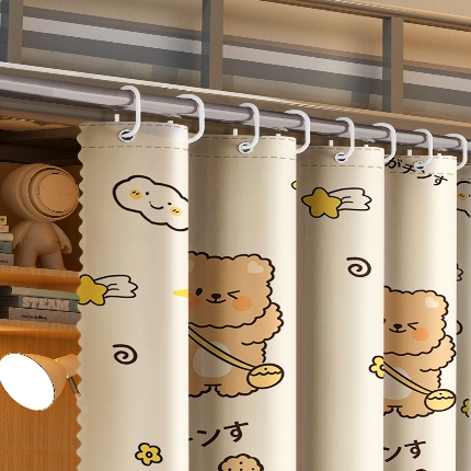 91家纺网 家纺一手货源 找家纺 （总）学生宿舍床帘上下铺隐私帘员工宿舍简易床帘CL52批发可咨询报价