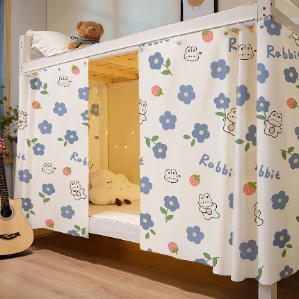 91家纺网 家纺一手货源 找家纺 （总）学生宿舍床帘上下铺隐私帘员工宿舍简易床帘CL52批发可咨询报价